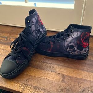 Beautiful RAAD Skull & Roses 8w/6.5m Hi-Tops